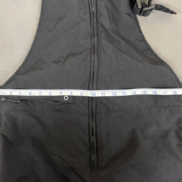 Men's XXL Polar Edge Ski Pants Suspenders Water Resistant Snow Bibs Black Chrty - Picture 3 of 3